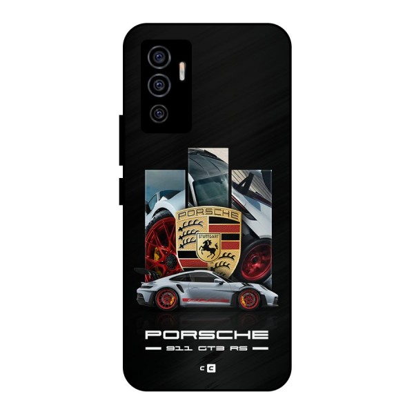 Magnificent Supercar Metal Back Case for Vivo V23e