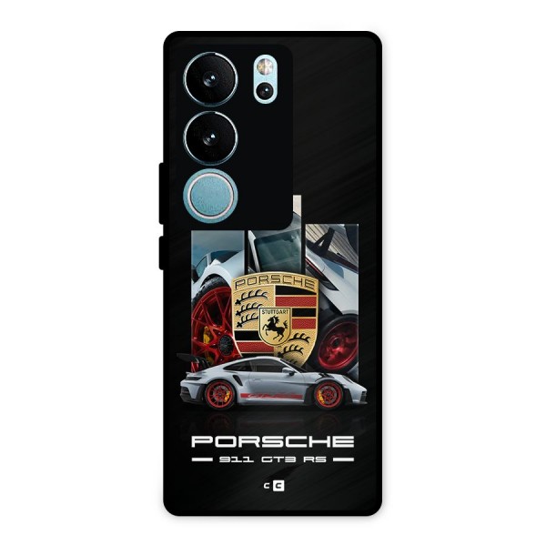 Magnificent Supercar Metal Back Case for Vivo V29