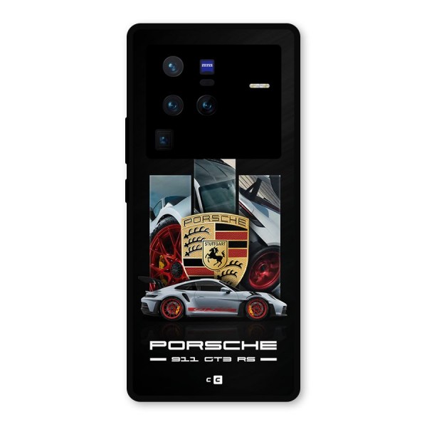 Magnificent Supercar Metal Back Case for Vivo X80 Pro