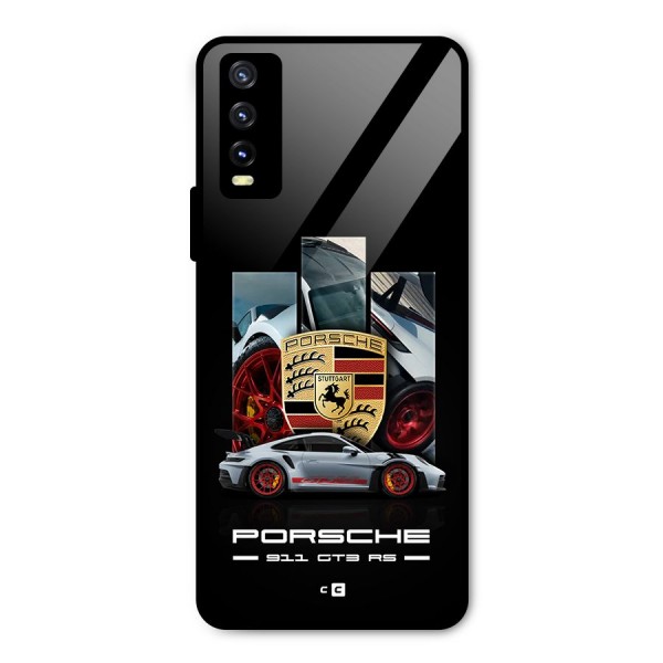 Magnificent Supercar Metal Back Case for Vivo Y20i