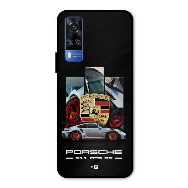 Magnificent Supercar Metal Back Case for Vivo Y51A