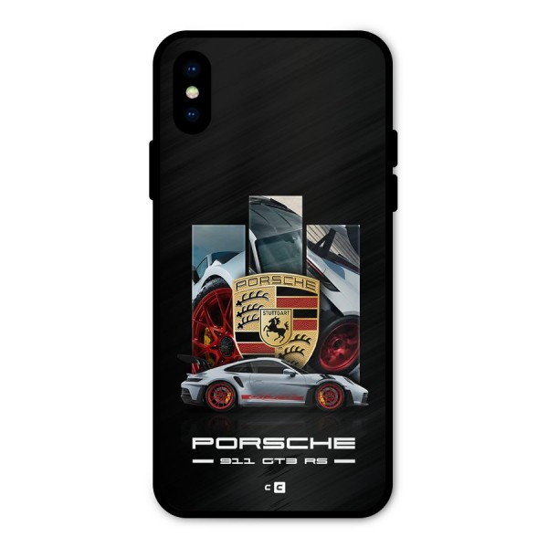 Magnificent Supercar Metal Back Case for iPhone XS