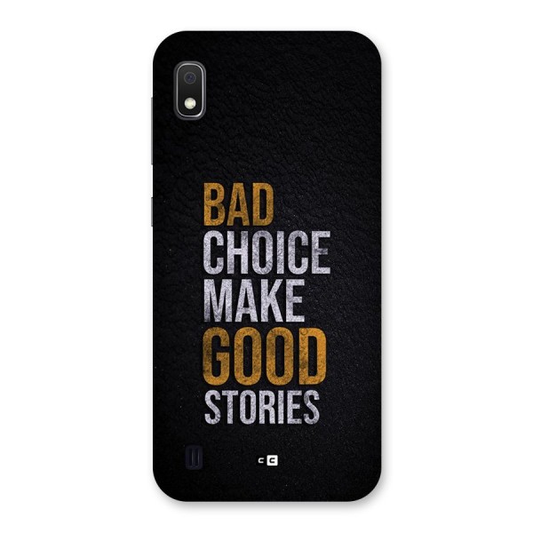 Make Good Stories Back Case for Galaxy A10