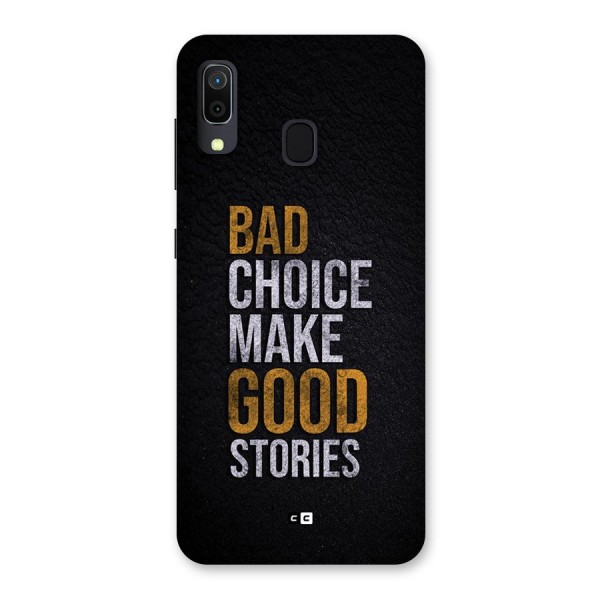 Make Good Stories Back Case for Galaxy A20