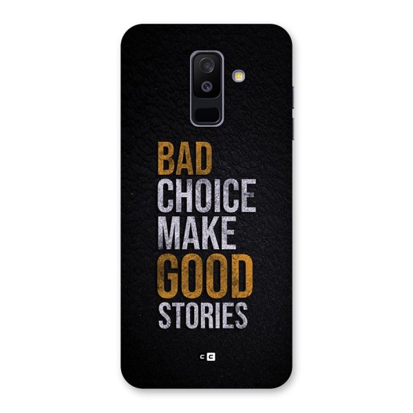 Make Good Stories Back Case for Galaxy A6 Plus