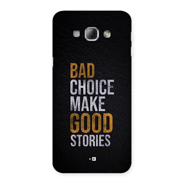 Make Good Stories Back Case for Galaxy A8