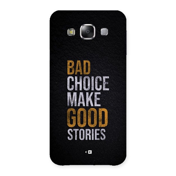 Make Good Stories Back Case for Galaxy E5