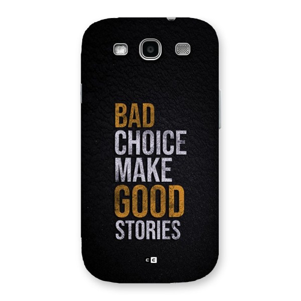 Make Good Stories Back Case for Galaxy S3