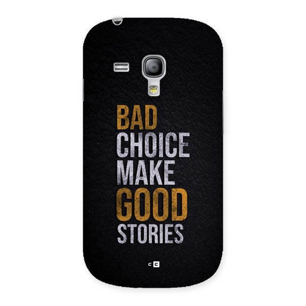 Make Good Stories Back Case for Galaxy S3 Mini
