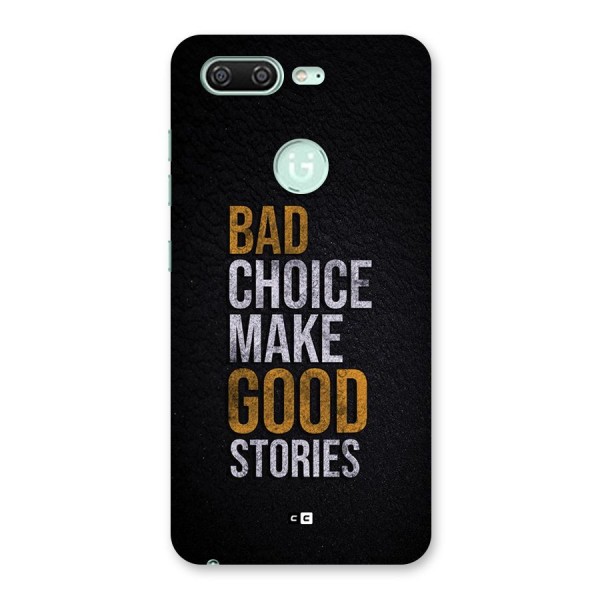 Make Good Stories Back Case for Gionee S10