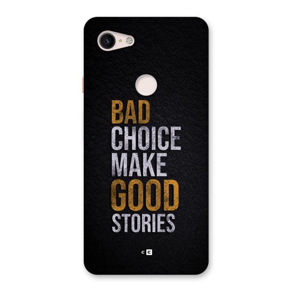 Make Good Stories Back Case for Google Pixel 3 XL