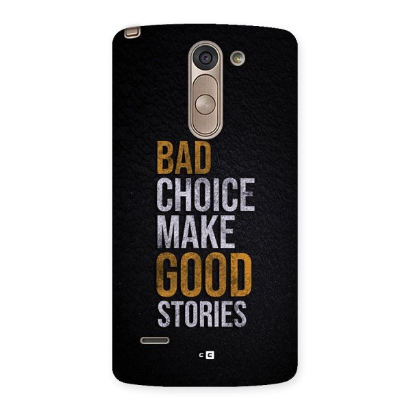 Make Good Stories Back Case for LG G3 Stylus
