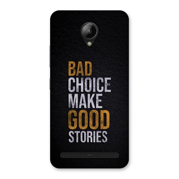 Make Good Stories Back Case for Lenovo C2