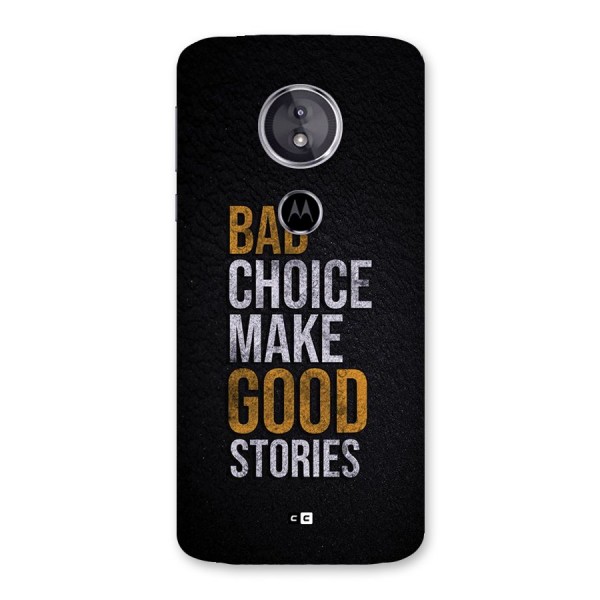 Make Good Stories Back Case for Moto E5