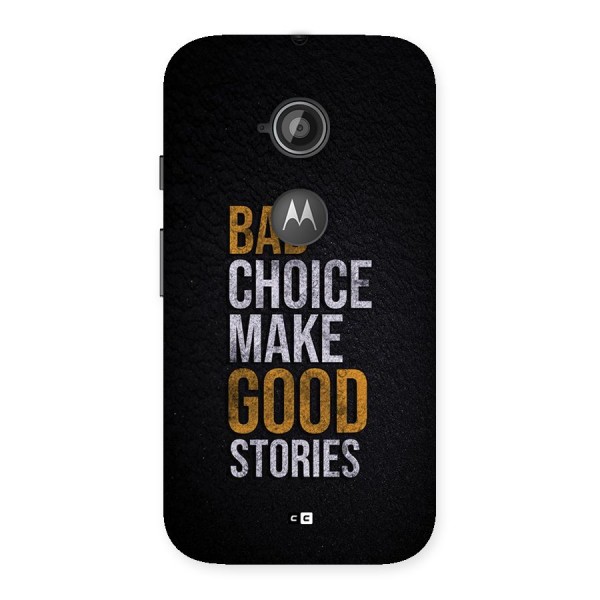 Make Good Stories Back Case for Moto E 2nd Gen