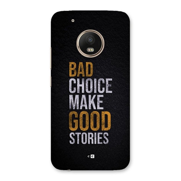 Make Good Stories Back Case for Moto G5 Plus