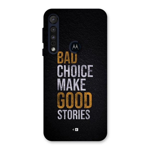 Make Good Stories Back Case for Motorola One Macro