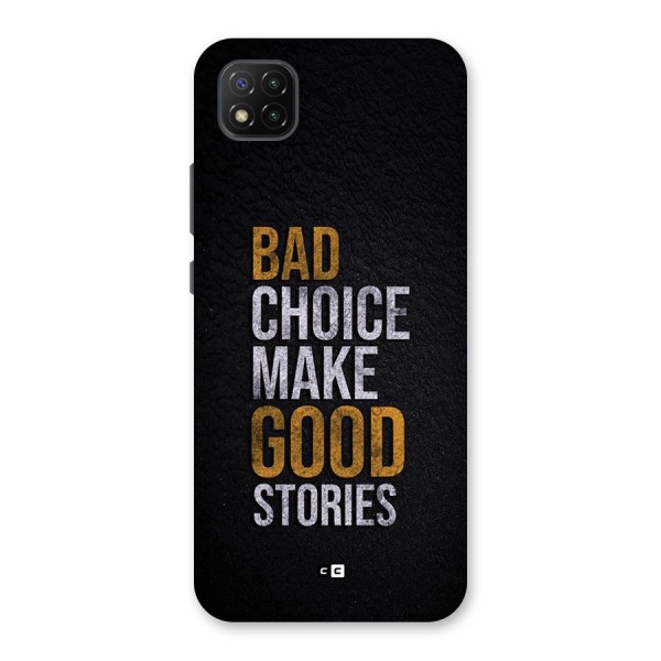 Make Good Stories Back Case for Poco C3