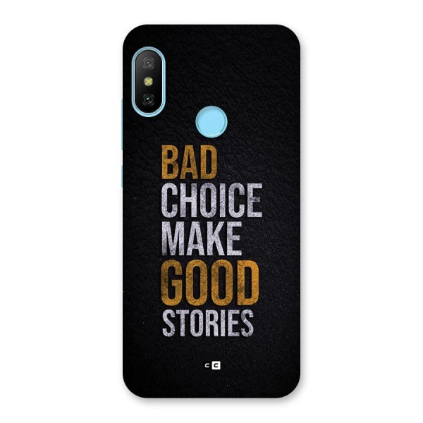 Make Good Stories Back Case for Redmi 6 Pro