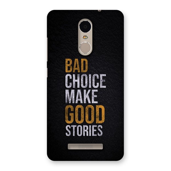 Make Good Stories Back Case for Redmi Note 3