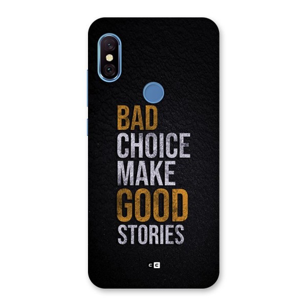 Make Good Stories Back Case for Redmi Note 6 Pro