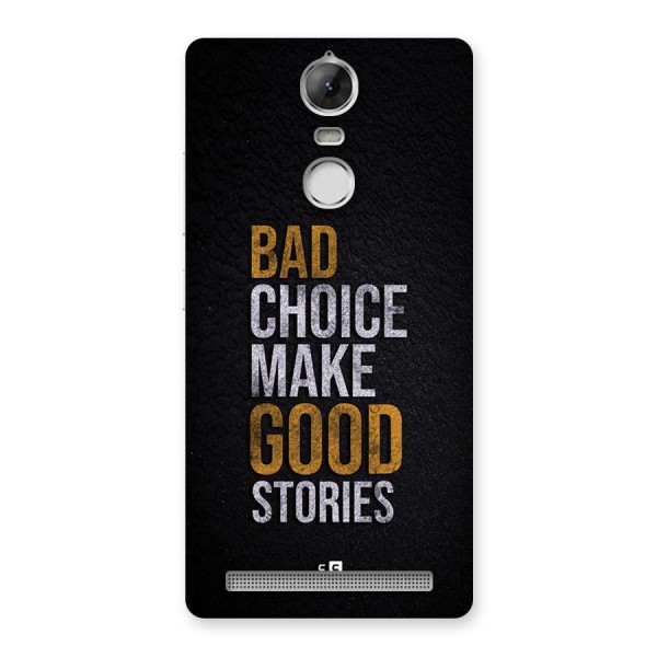 Make Good Stories Back Case for Vibe K5 Note