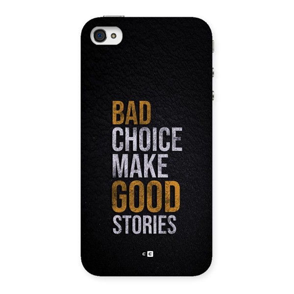 Make Good Stories Back Case for iPhone 4 4s