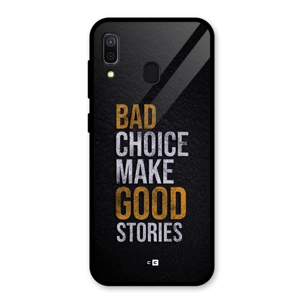 Make Good Stories Glass Back Case for Galaxy A30