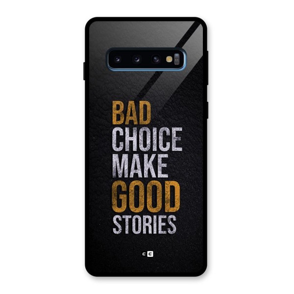 Make Good Stories Glass Back Case for Galaxy S10