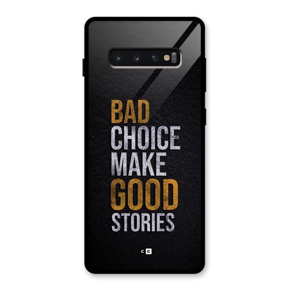 Make Good Stories Glass Back Case for Galaxy S10 Plus