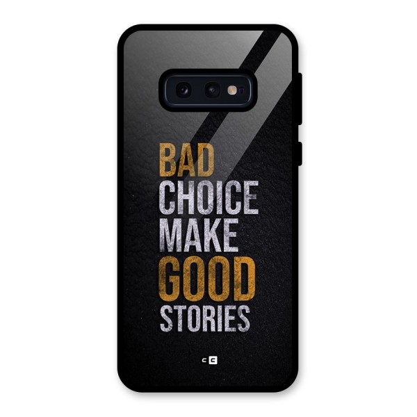 Make Good Stories Glass Back Case for Galaxy S10e