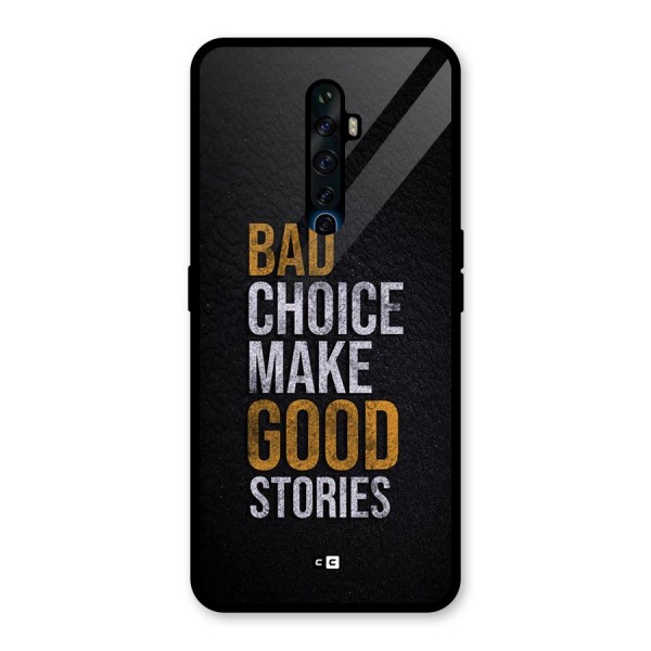 Make Good Stories Glass Back Case for Oppo Reno2 F