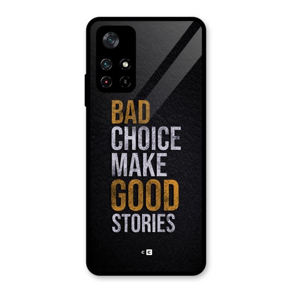 Make Good Stories Glass Back Case for Poco M4 Pro 5G