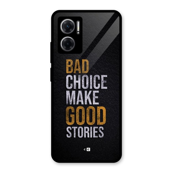 Make Good Stories Glass Back Case for Redmi 11 Prime 5G