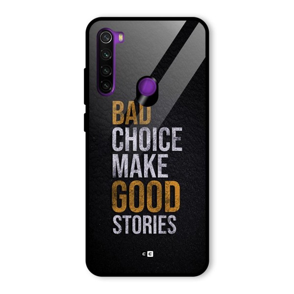 Make Good Stories Glass Back Case for Redmi Note 8