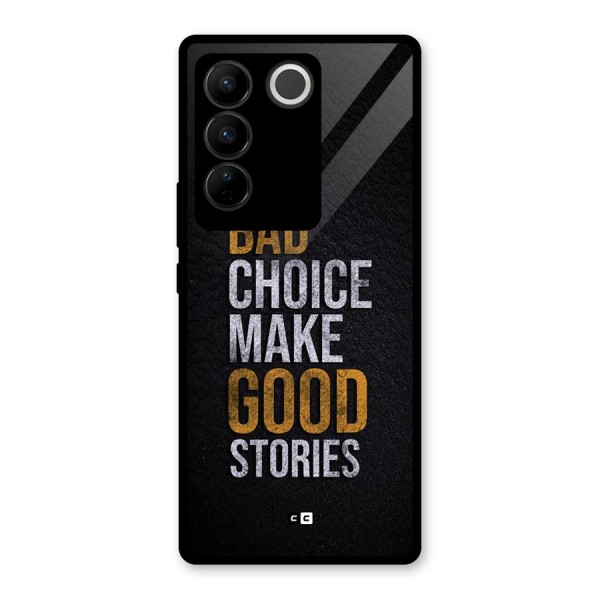 Make Good Stories Glass Back Case for Vivo V27