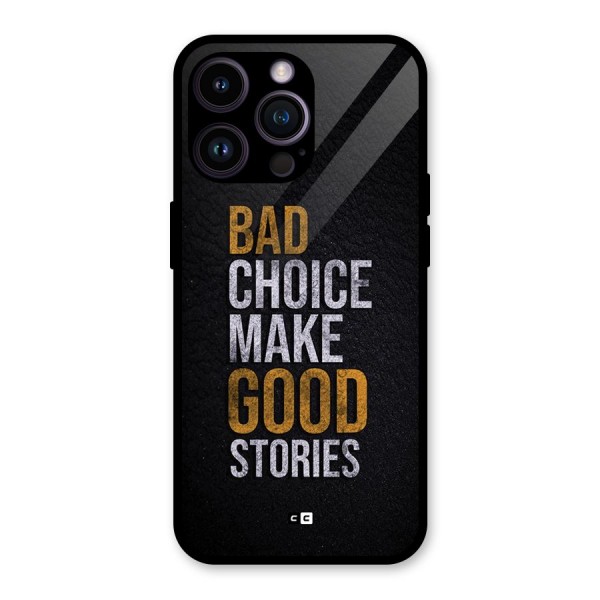 Make Good Stories Glass Back Case for iPhone 14 Pro Max