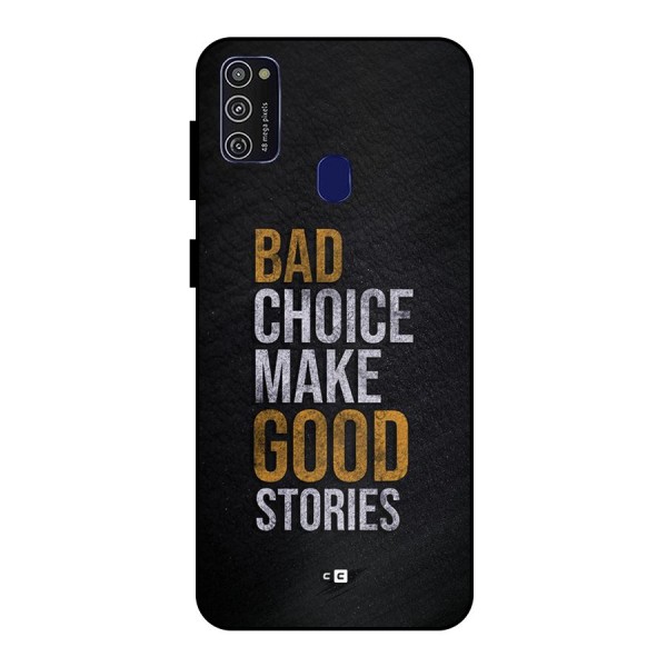 Make Good Stories Metal Back Case for Galaxy M21