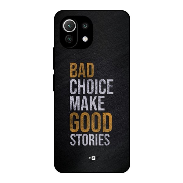 Make Good Stories Metal Back Case for Mi 11 Lite