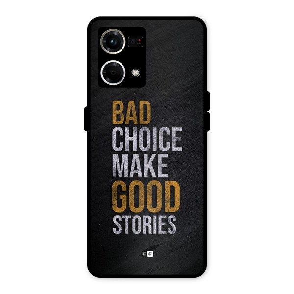 Make Good Stories Metal Back Case for Oppo F21 Pro 4G