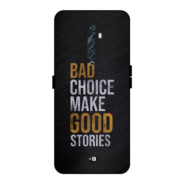 Make Good Stories Metal Back Case for Oppo Reno2 F