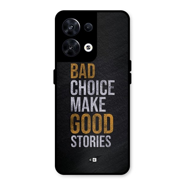 Make Good Stories Metal Back Case for Oppo Reno8 5G