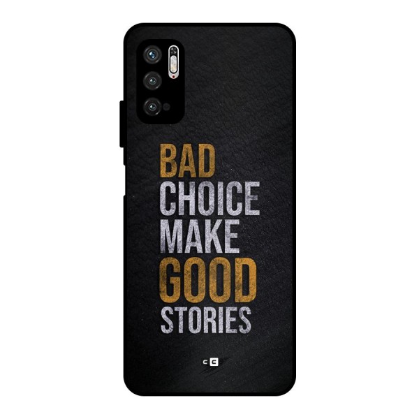 Make Good Stories Metal Back Case for Poco M3 Pro 5G