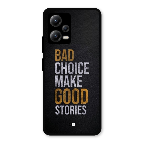 Make Good Stories Metal Back Case for Poco X5