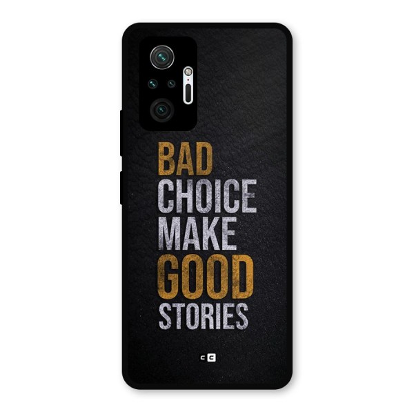Make Good Stories Metal Back Case for Redmi Note 10 Pro