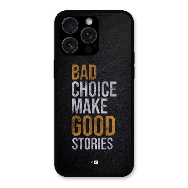 Make Good Stories Metal Back Case for iPhone 15 Pro Max