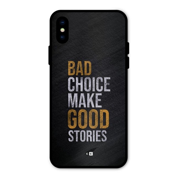Make Good Stories Metal Back Case for iPhone X