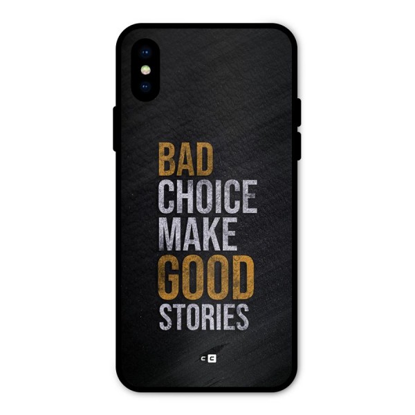 Make Good Stories Metal Back Case for iPhone XS