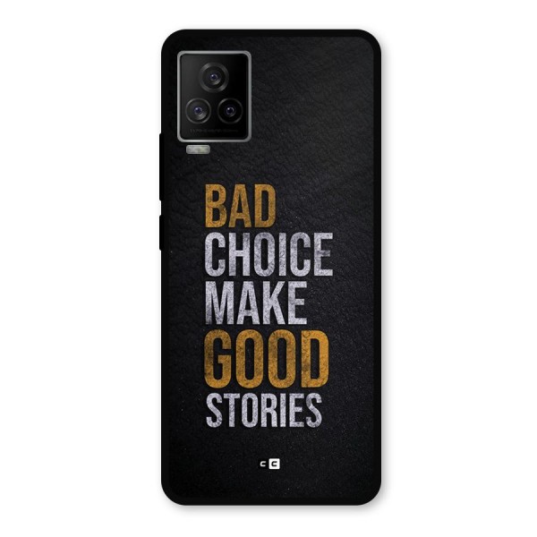 Make Good Stories Metal Back Case for iQOO 7 Legend 5G