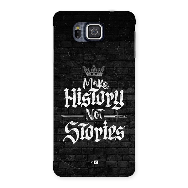 Make History Back Case for Galaxy Alpha